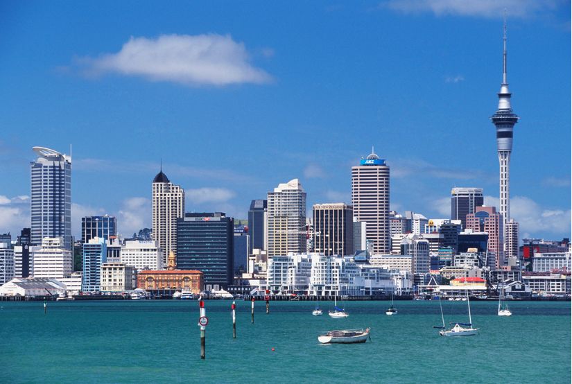 Auckland City & Harbour Mural - Murals Your Way