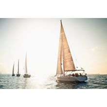 Race Towards The Horizon Wall Mural