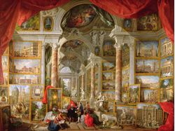 Gallery-With-Views-Of-Modern-Rome-1759-Wallpaper-Mural