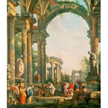 Classical Ruins Wall Mural
