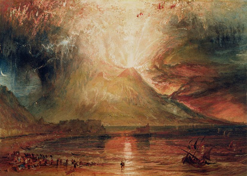 Mount-Vesuvius-in-Eruption-Mural-Wallpaper