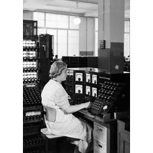 Testing Of Television Broadcasting Equipment Wall Mural