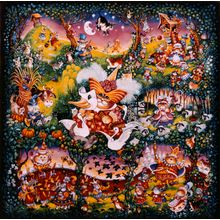 Mother Goose Wall Mural