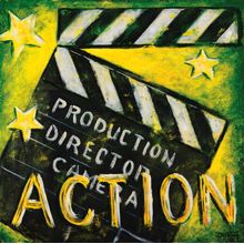 Action Wall Mural