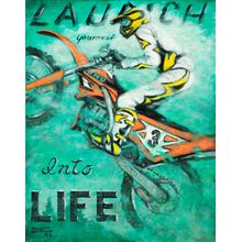 Launch Yourself Wall Mural