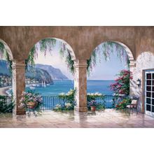 Mediterranean Arch Mural Wallpaper