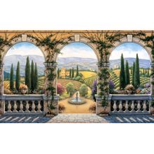 Tuscan Villa Wall Mural