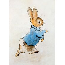Peter Rabbit Running Wall Mural