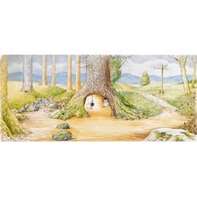 Mrs. Rabbit's Burrow Wall Mural