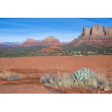 Sedona Arizona Landscape With Red Sandstone Cliffs Wall Mural