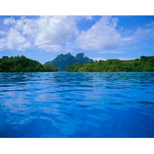 Volcanic Mountains, Bora Bora Wall Mural