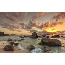 Caribbean Evening Light Wall Mural