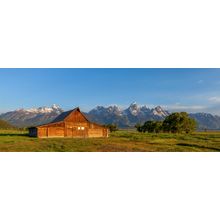 Barn in the Tetons Wall Mural