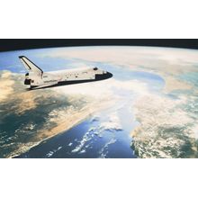 Shuttle In Orbit Wall Mural