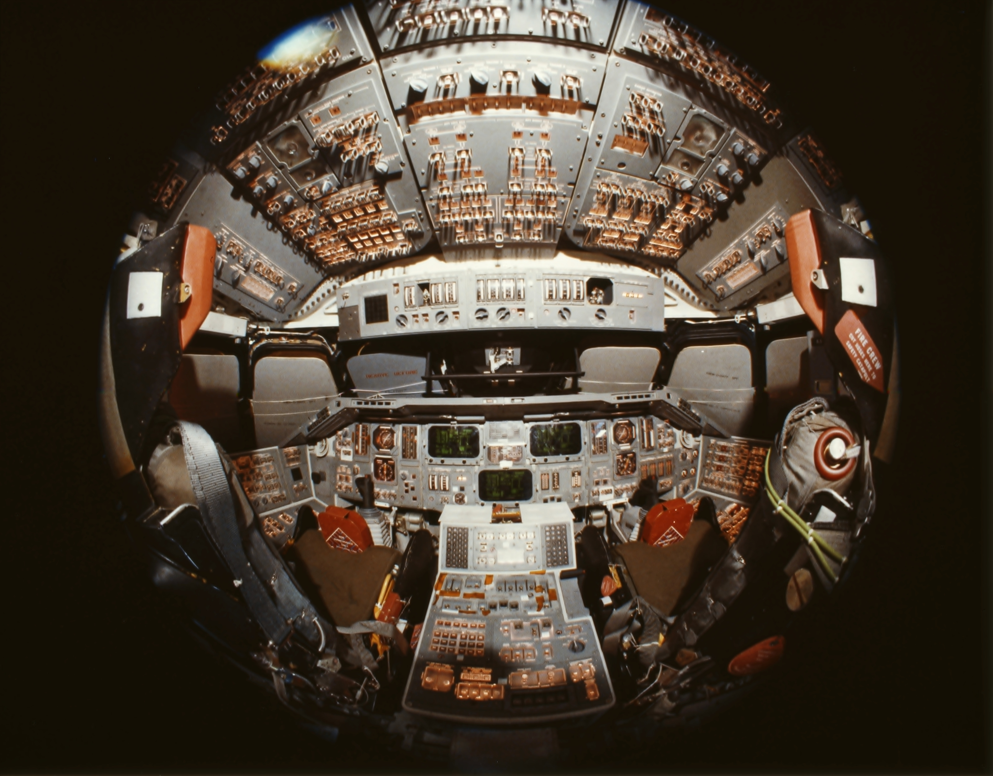 space shuttle cockpit switches