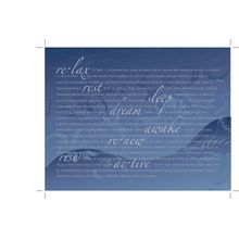Restful - Blue Wall Mural