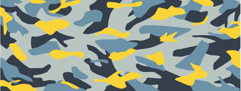 Camouflage-Yellow-Blue-Wallpaper