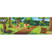 Friendly Forest #2 Wall Mural