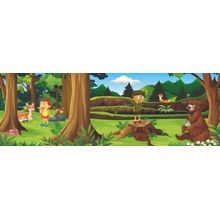Friendly Forest #3 Wall Mural