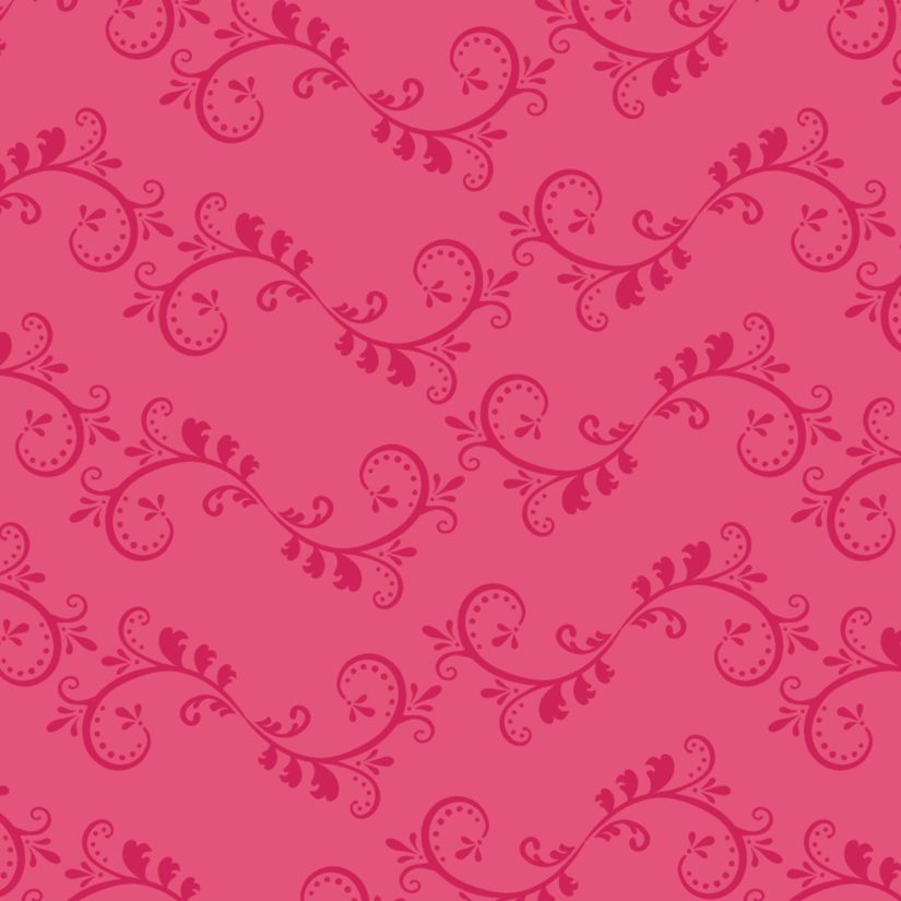 Flourish-Fuschia-Wallpaper