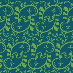 Flourish-Green-Blue-Wallpaper
