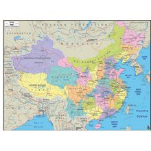 China Map Wallpaper Mural