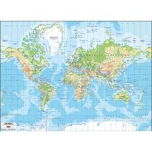 EG World Map 2 Wall Mural