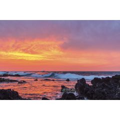Oahu Sunrise Wall Mural
