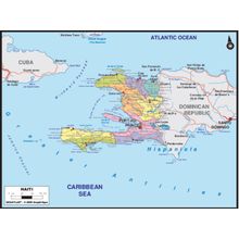 Haiti 2 Map Wall Mural