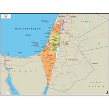 Israel Map Wall Mural