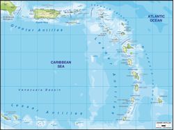 Lesser-Antilles-Map-Mural-Wallpaper