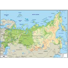 Russia Map Wall Mural