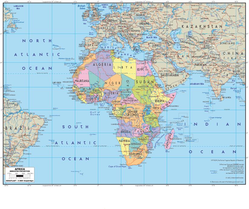 Africa Mural By EGI Maps Murals Your Way