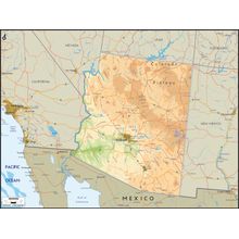 Arizona Map Wall Mural