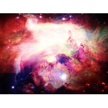 Bright Space Nebula Wall Mural