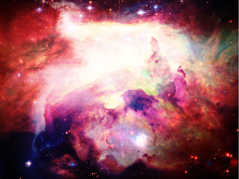 Bright Space Nebula Mural - Murals Your Way