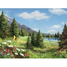 Mountain Meadow Wall Mural