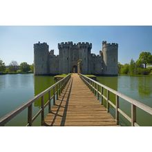 Bridge Over Moat To Bodiam Castle Wall Mural