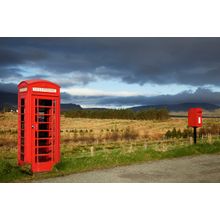 Phone Box And Post Box, Scotland Wall Mural