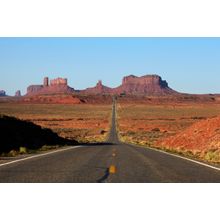 U.S. Route 163 to Monument Valley Mural Wallpaper