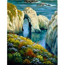 Last Light Point Lobos Mural Wallpaper