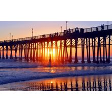 Oceanside Surfing Pier Wall Mural