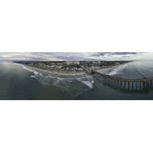 Oceanside Pier Panoramic Wall Mural