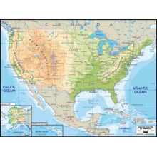 United States Map Mural Wallpaper