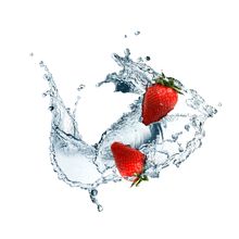 Strawberry Splash Wall Mural