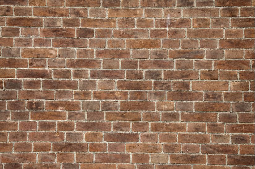 Brick Wall, Brown custom-fit wallpaper - Boråstapeter