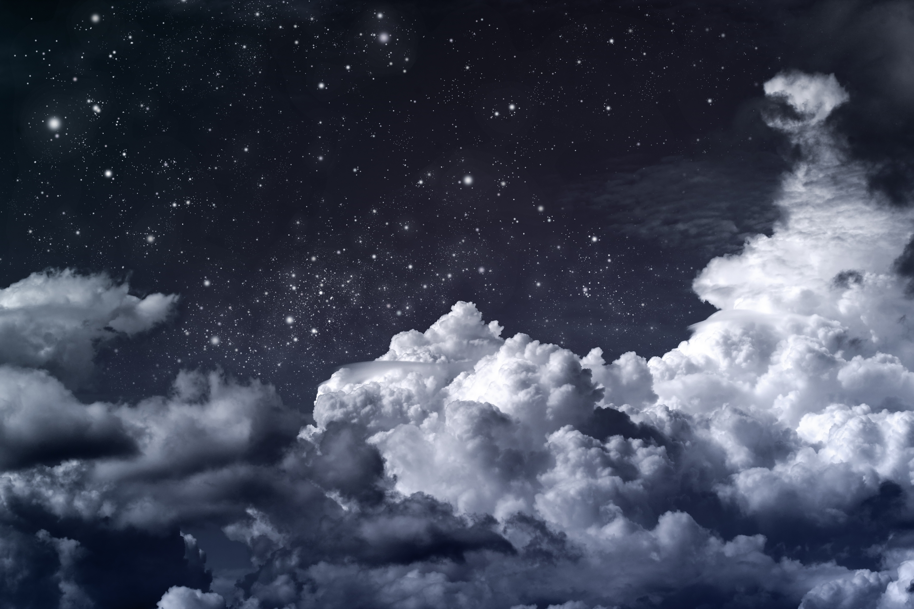 night clouds wallpaper