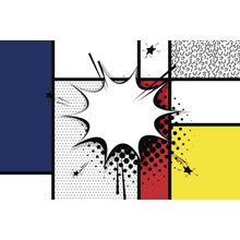 Comic Pop Art Speech Bubble Wall Mural
