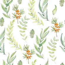 Woodland Foliage Pattern Wallpaper