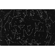 Maps Of Stars Focused On Boreal Constellations Mural Wallpaper